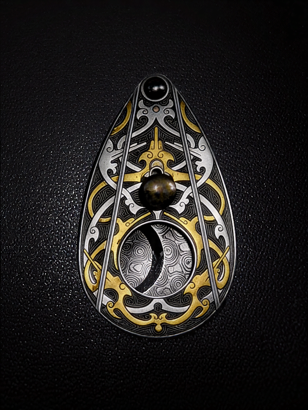 【Customization】A Cigar Cutter That combines Traditional Chinese Patterns with Modern Design Elements