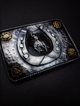 【Customization】Bowie 1400 Lucky Bucking Bronc Rectangle Trophy Buckle