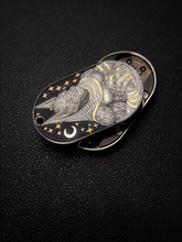 【Customization】24K Gold-Inlay Anubis and Pharaoh Metal Slider EDC Item