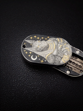 【Customization】24K Gold-Inlay Anubis and Pharaoh Metal Slider EDC Item