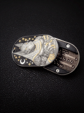 【Customization】24K Gold-Inlay Anubis and Pharaoh Metal Slider EDC Item