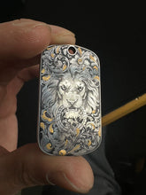 【Customization】24K Gold-Inlay Titanium Alloy Military Badge Engraving