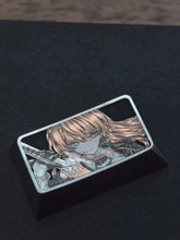 【Customization】Hand-Engraved  Anime Battle Girl Etched Keycap