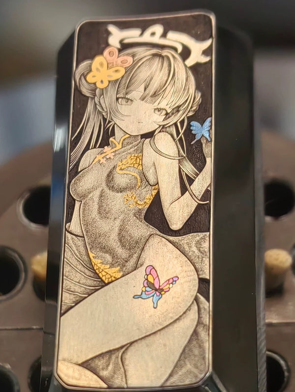 【Customization】Hand-Engraved Qipao Maiden Artisan Keycap