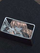 【Customization】Hand-Engraved  Anime Battle Girl Etched Keycap