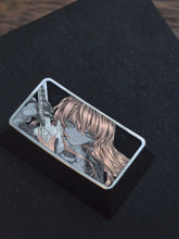 【Customization】Hand-Engraved  Anime Battle Girl Etched Keycap
