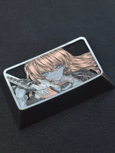 【Customization】Hand-Engraved  Anime Battle Girl Etched Keycap
