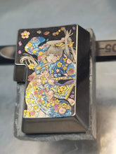 【Customization】Hand-Engraved  Iridescent Floral Kimono Keycap